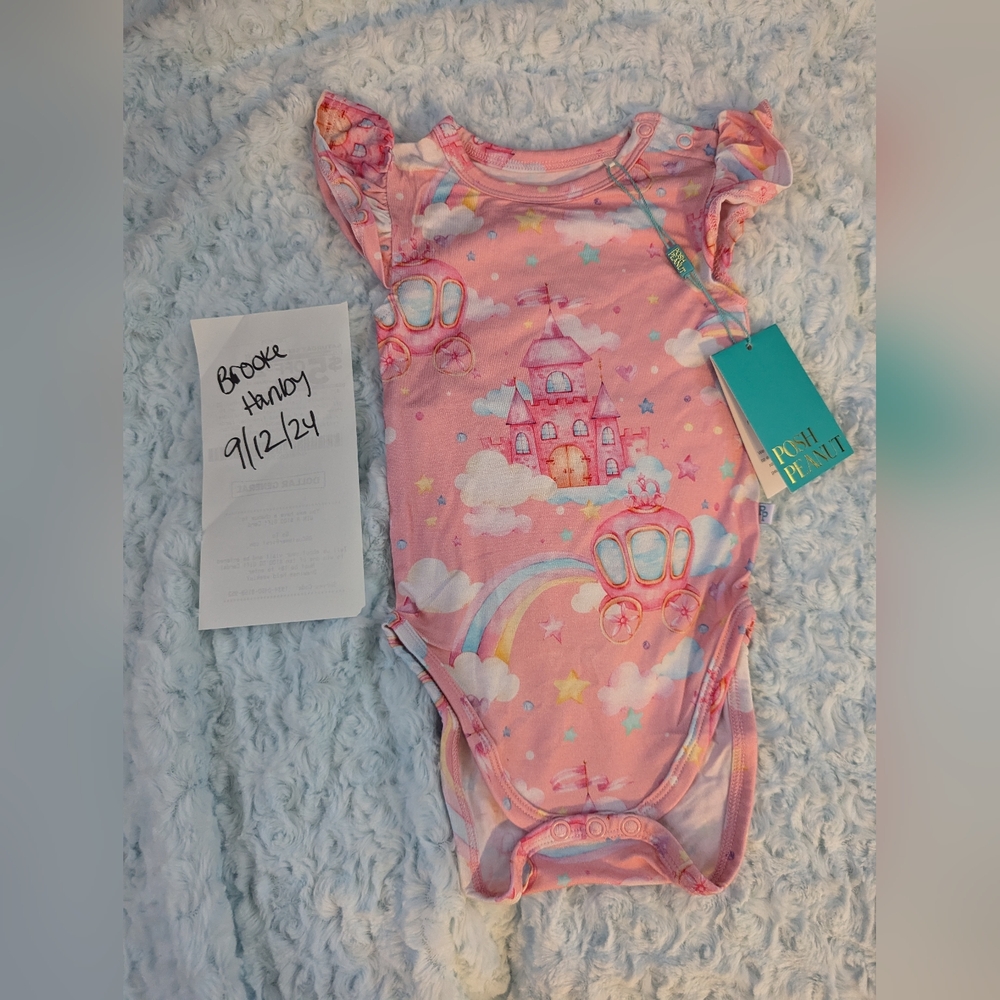NWT Posh peanut castle onesie